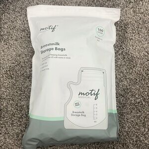 Breastmilk Storage Bags - Gray